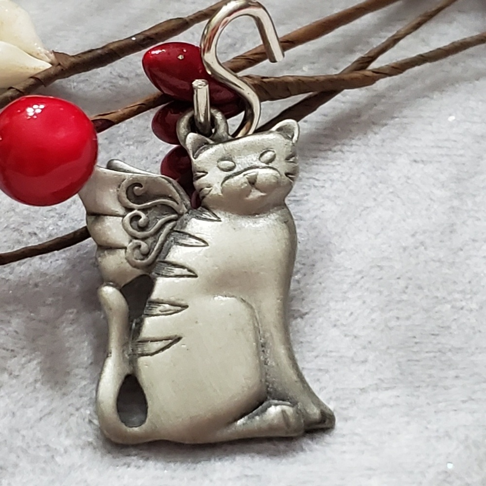 Kitty Cat Guardian Angel Tag